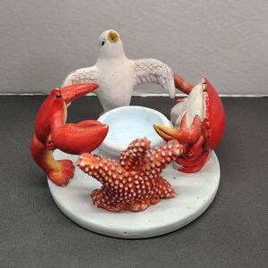 Penco Nautical Sea Creature Candle Holder (Lobster Crab Seagull)